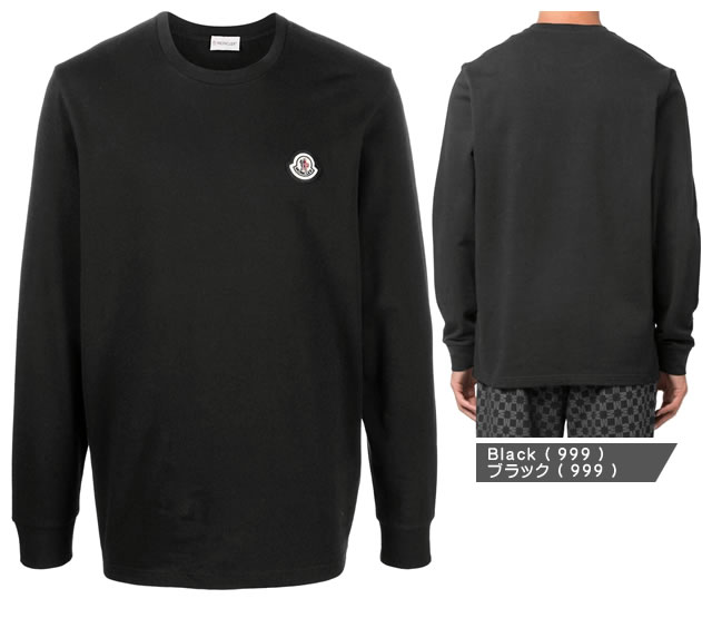 楽天市場】モンクレール Tシャツ 長袖 ロンT 丸首 クルーネック メンズ