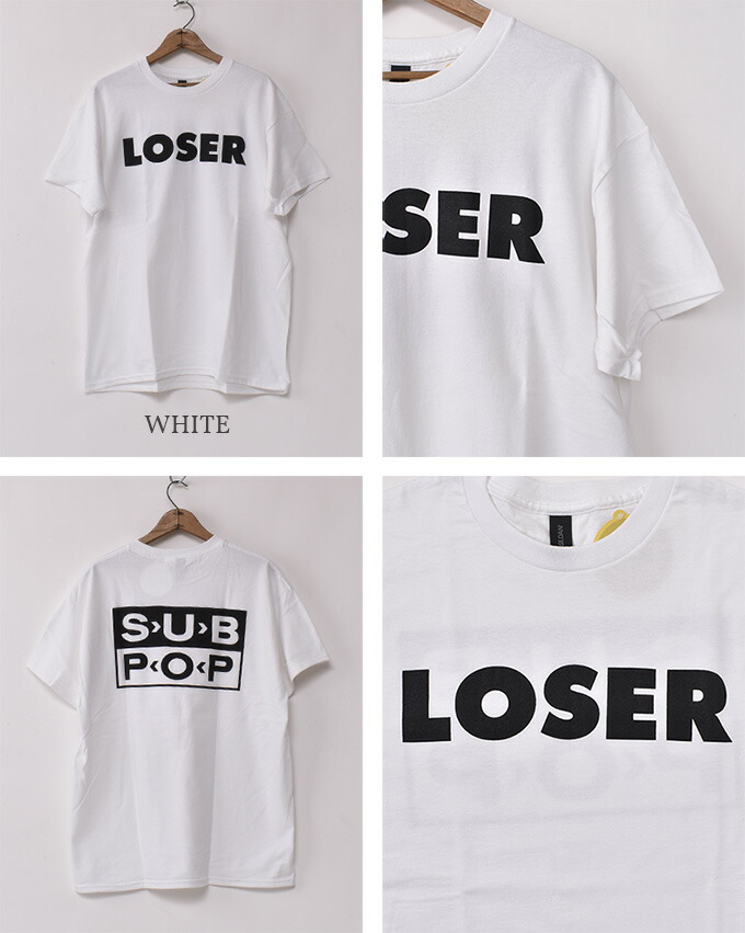 楽天市場】SUB POP / LOSER S/S PRINT TEEサブポップ / ルーザー