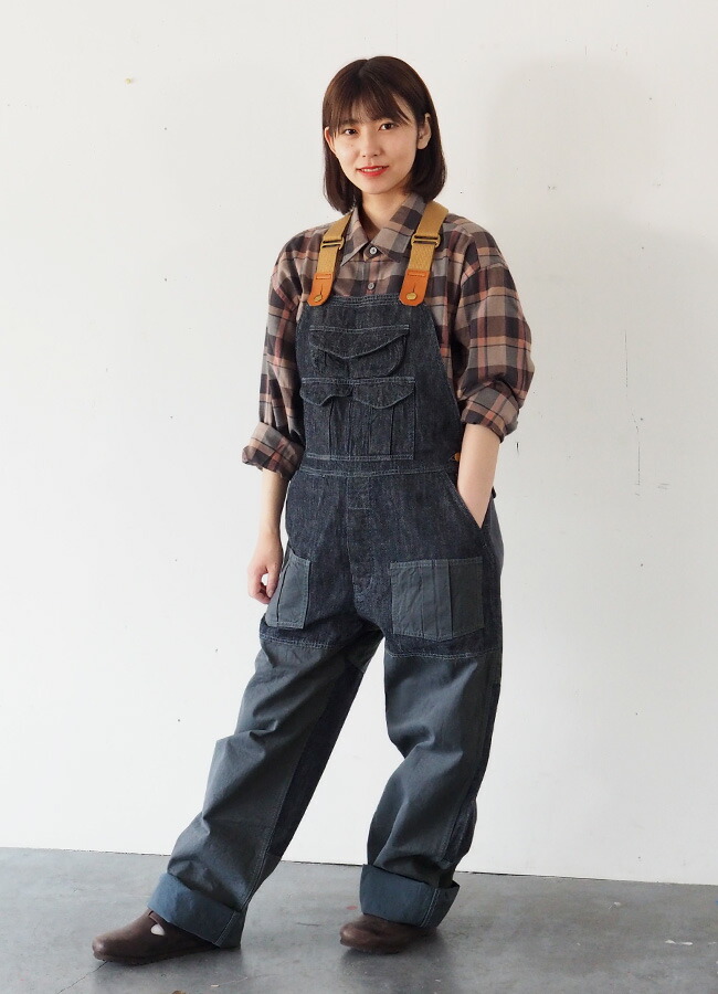岡山デニム！！ GraphZero デニムオーバーオール graphzero