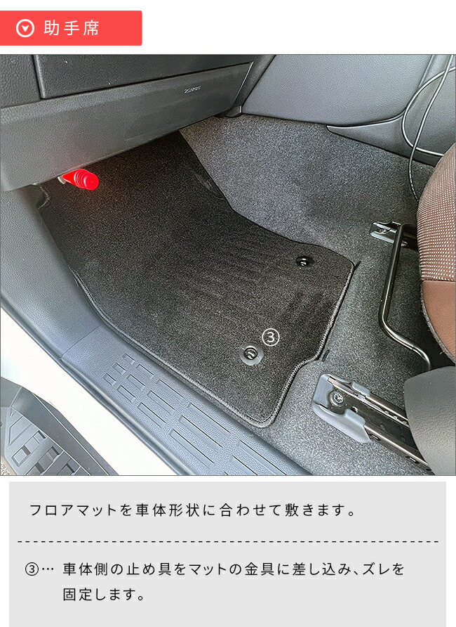 楽天市場】トヨタ ランドクルーザー250 フロアマット NAシリーズ 5人