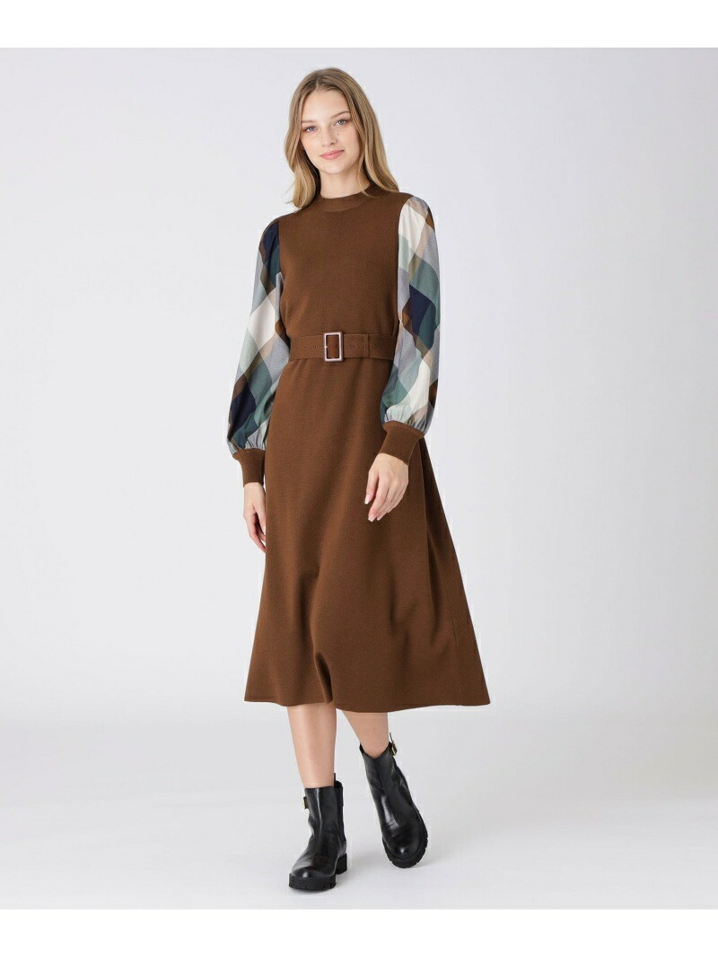 楽天市場】【SALE／51%OFF】ウールアクリルブレンドニットワンピース