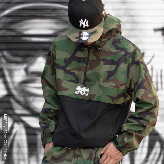 楽天市場】PRO CLUB プロクラブ 【ハーフジップ ナイロンジャケット