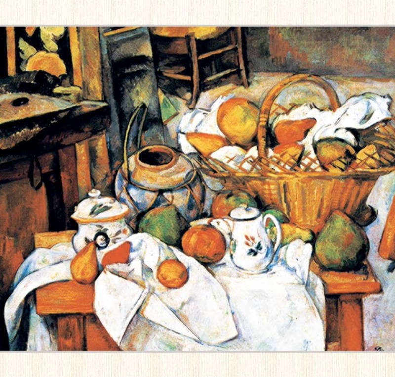 楽天市場】世界の名画 ポール・セザンヌ 果物籠のある静物 F8 [g4