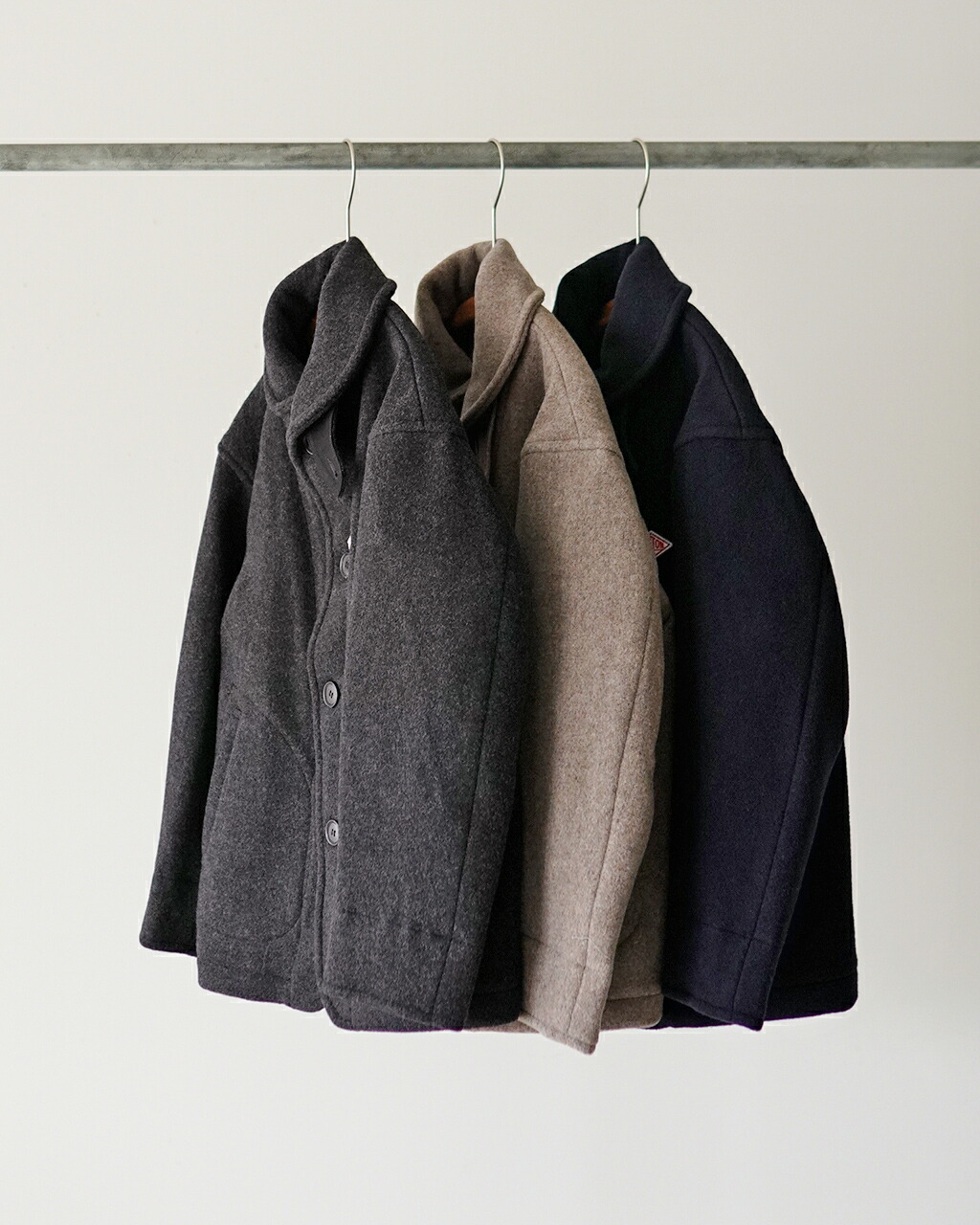 楽天市場】ダントン DANTON ウール パイル ラウンドカラー ジャケット