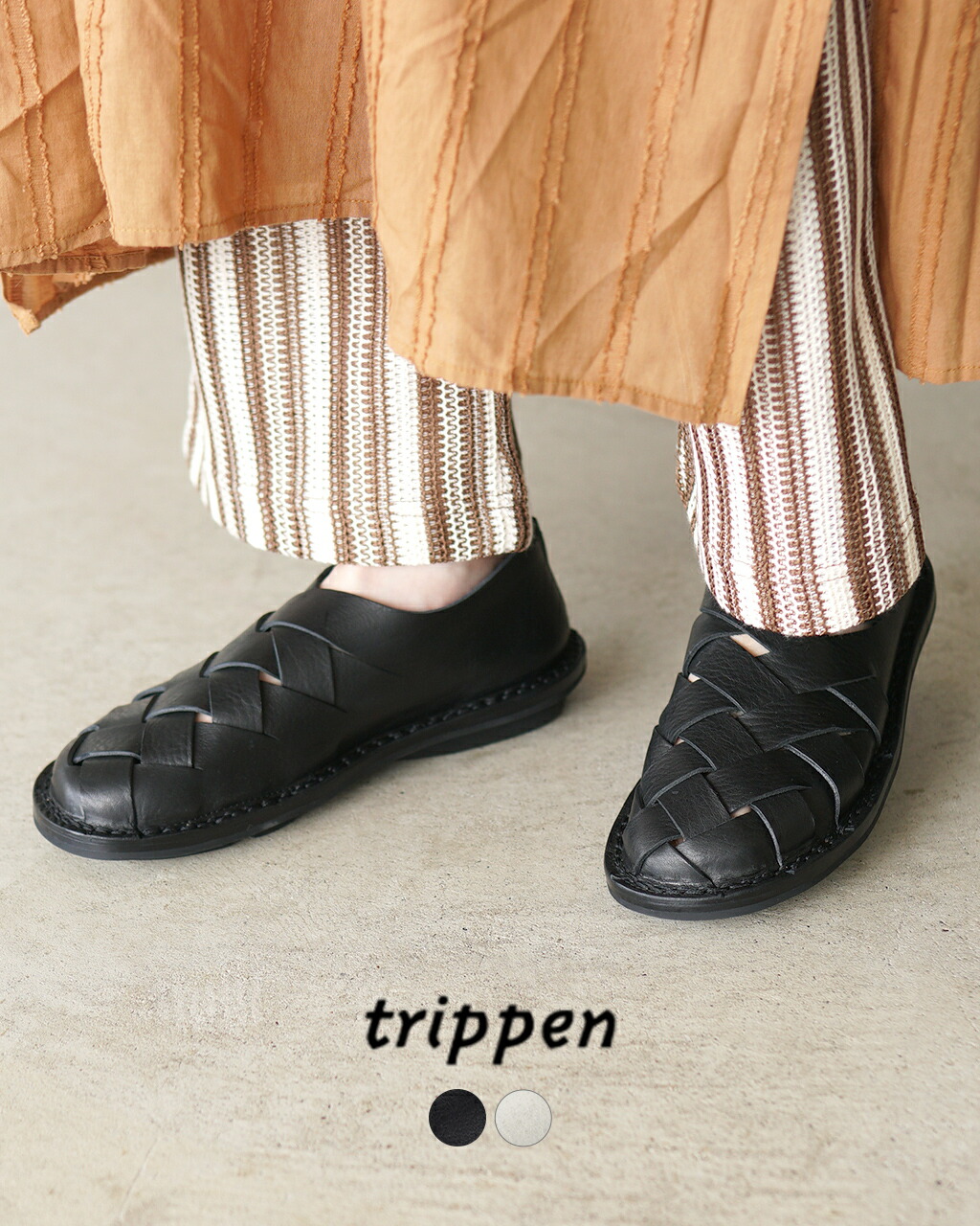 楽天市場】トリッペン trippen レザーメッシュシューズ レディース