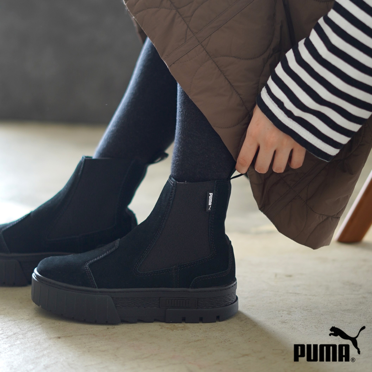 楽天市場】プーマ puma メイズ チェルシー スウェード ウィメンズ