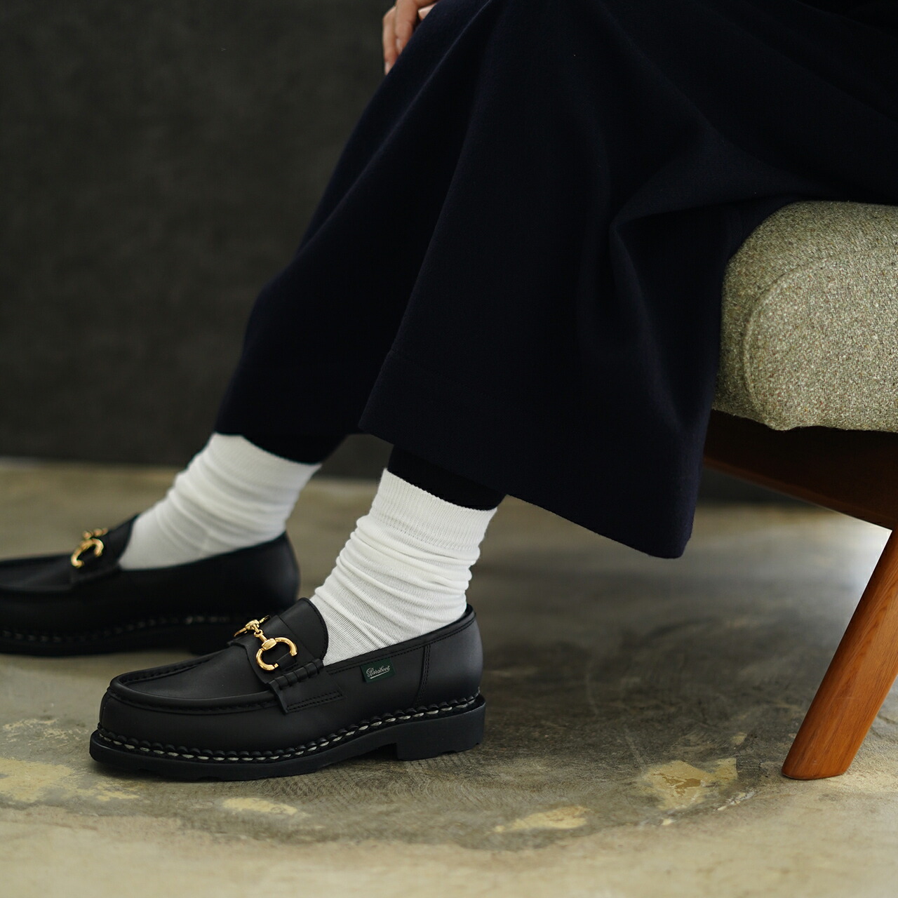 楽天市場】パラブーツ Paraboot ゴールド ビットローファー ORSAYTI