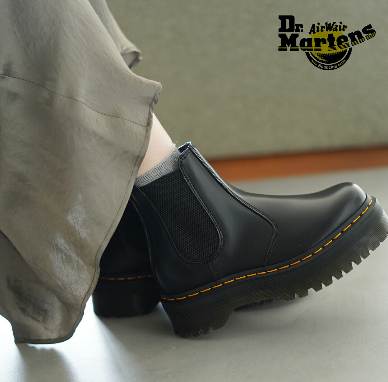 楽天市場】ドクターマーチン Dr.Martens 2976 QUAD チェルシーブーツ