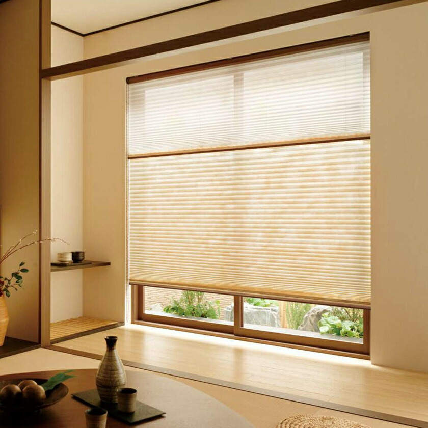 楽天市場】プリーツスクリーン▽ゼファー おすすめダブル ワンチェーン