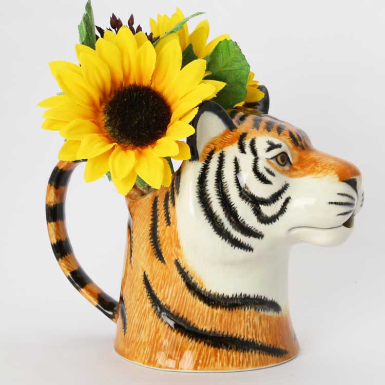 人間国宝級◇蔵から凄い迫力のある虎の壺が出てきた、壺、花瓶、花道具