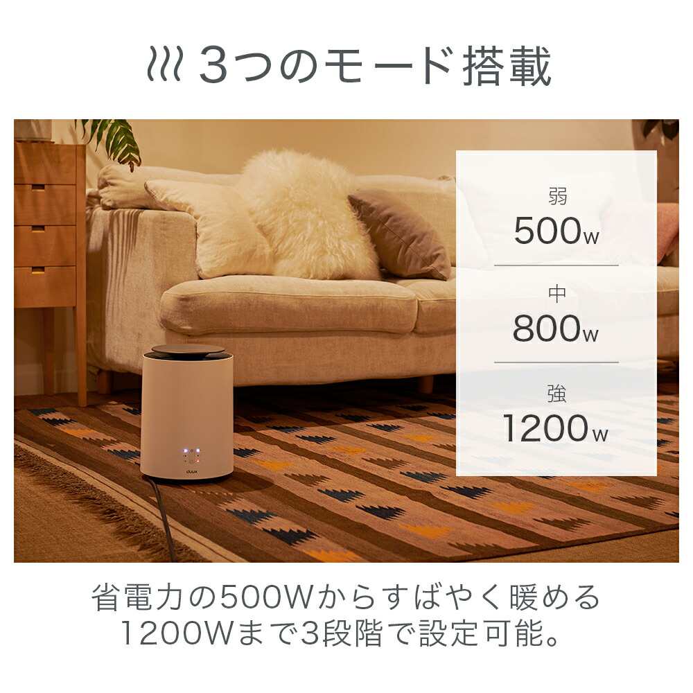 楽天市場】セラミックファンヒーター 省エネ コンパクト 暖房 すぐ