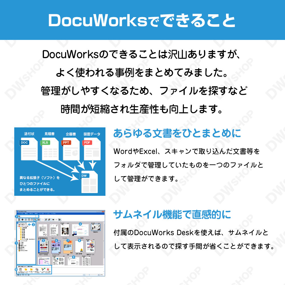 楽天市場】【正規品・在庫即納】DocuWorks10 ライセンス認証版 / 1