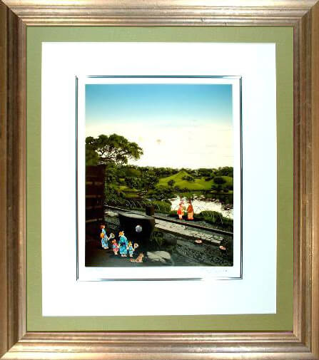 楽天市場】ヒロヤマガタ シルクスクリーン 1999 水前寺公園 日本の