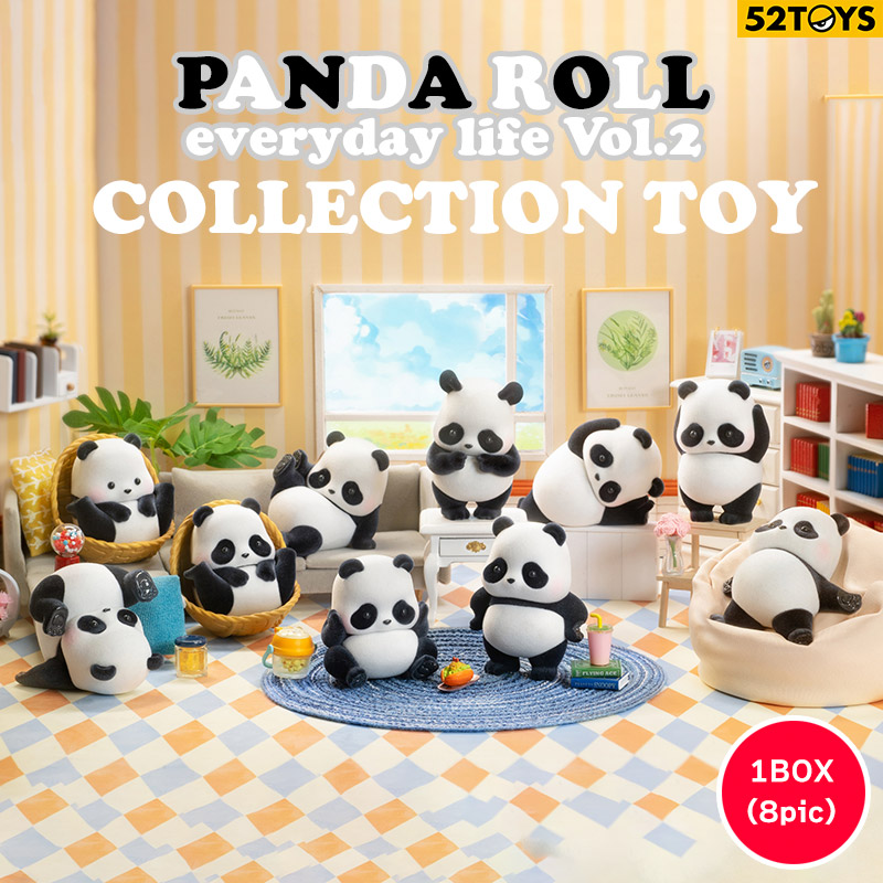 楽天市場】52TOYS CANDYBOX PANDA ROLL 日常シリーズ 第2弾 1BOX8個