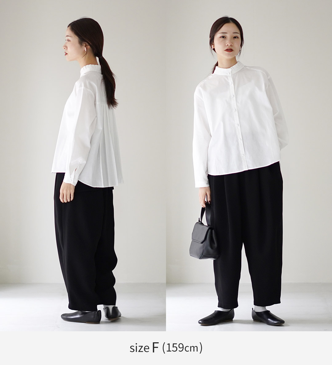 楽天市場】TUMUGU（ツムグ） コットンサテン タック衿 ブラウス