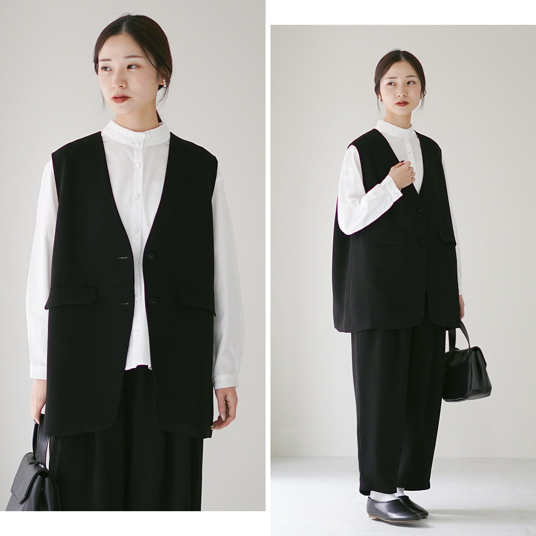 楽天市場】TUMUGU（ツムグ） コットンサテン タック衿 ブラウス