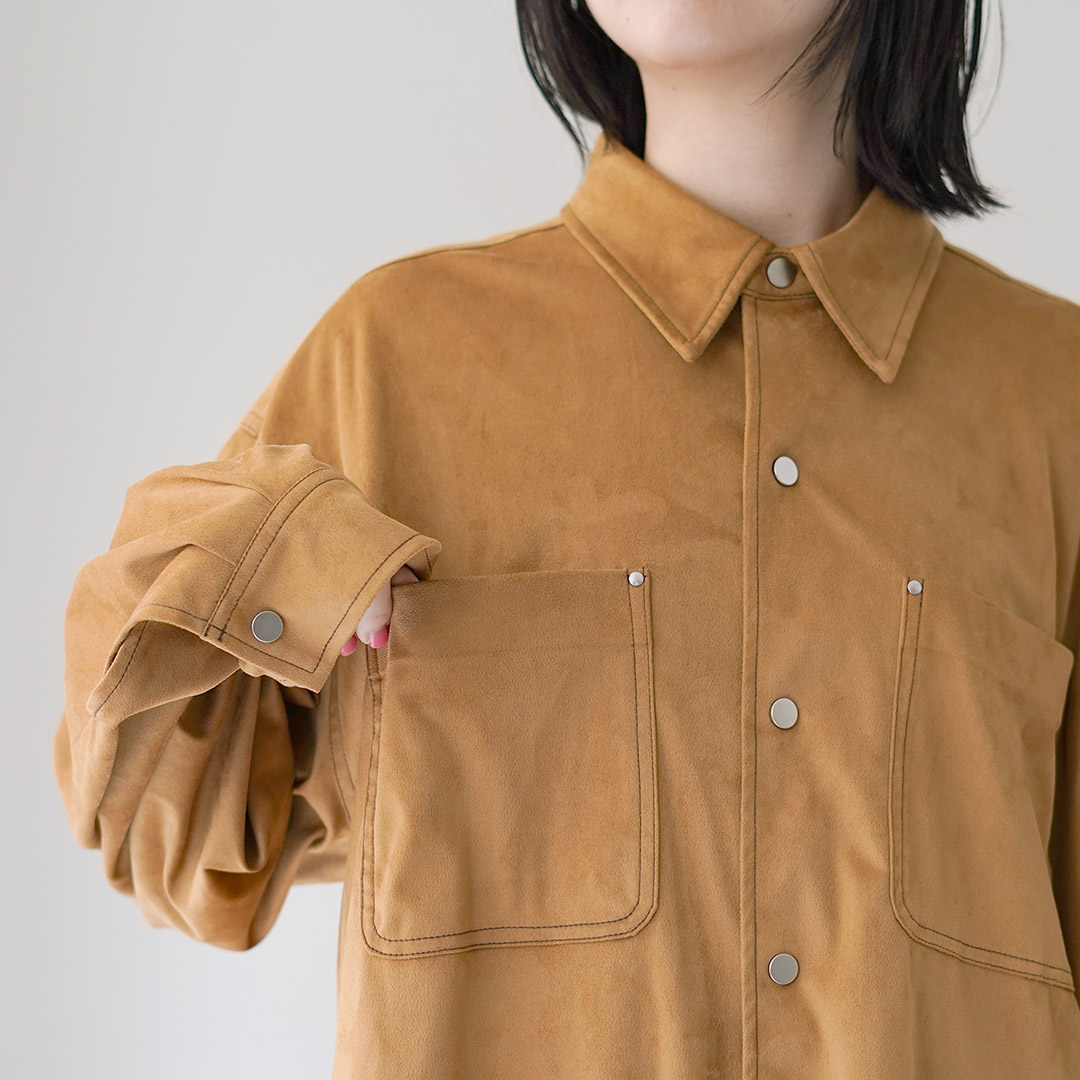 楽天市場】SHINZONE（シンゾーン） スウェード シャツ 25AMSBL03