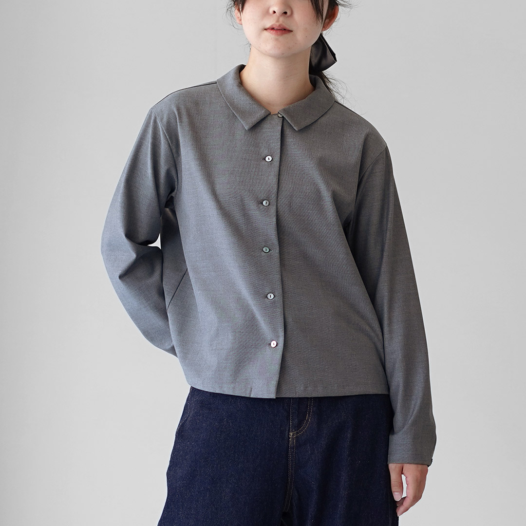 楽天市場】mizuiro ind（ミズイロインド） T/R ベーシック シャツ