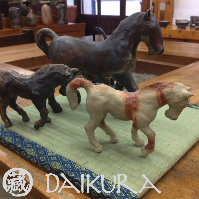 楽天市場】備前焼 干支 午(馬) 桐箱入 日本伝統工芸士 小川秀藏作