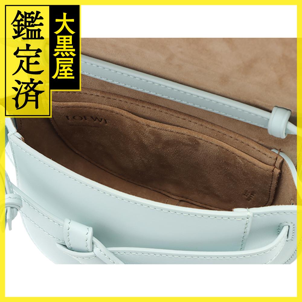 楽天市場】LOEWE ロエベ ゲートデュアルバッグミニ ブルーアイスバーグ