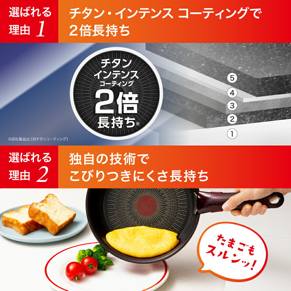 楽天市場】【限定色】ティファール フライパン セット インジニオ