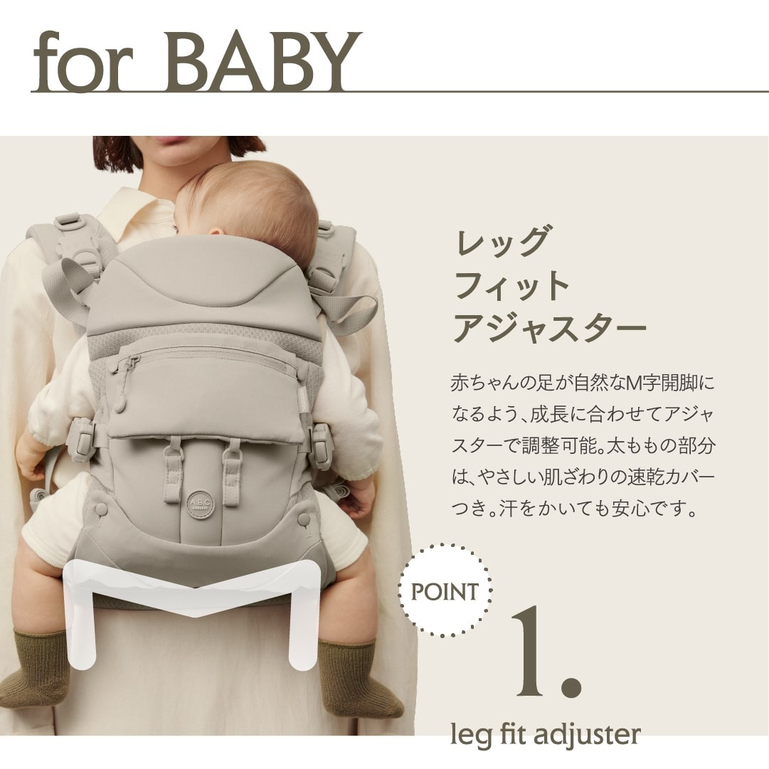 楽天市場】【ポイント5倍 3/1】エアバギー A.B.C ベビーキャリア
