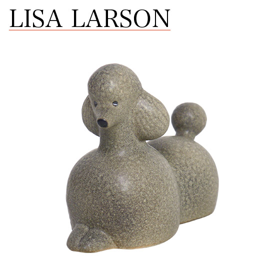 楽天市場】【ポイント5倍 3/1】リサラーソン 置物 ケンネル プードル