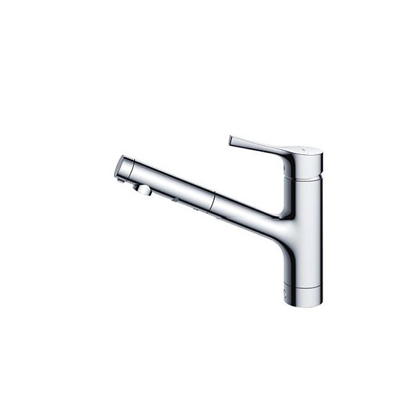 TOTO 台付シングル混合水栓(エコシングル、ハンドシャワー) TKS05305JA