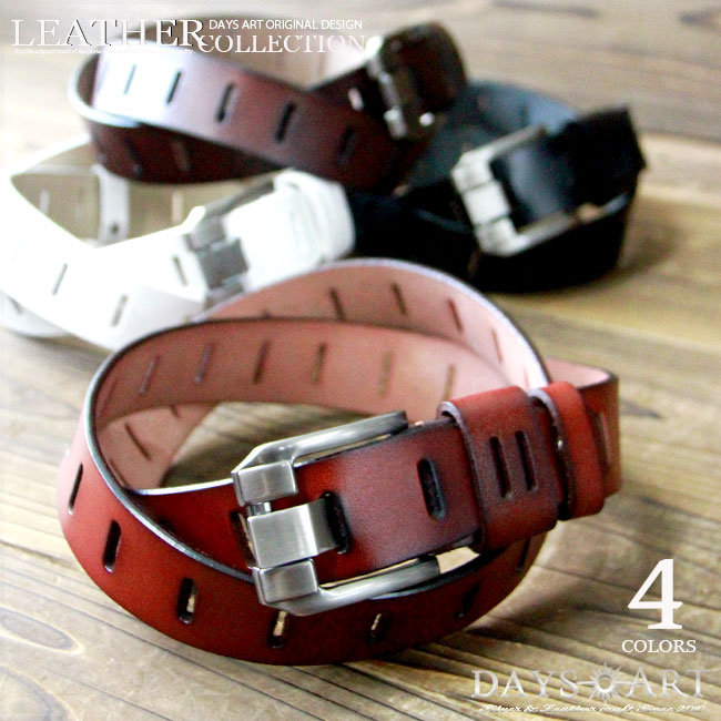 楽天市場】本革レザーベルト ワイドピンバックルベルト 牛革ベルト