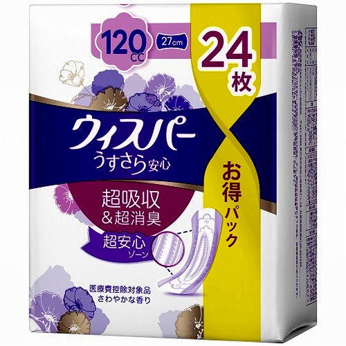 楽天市場】ウィスパー うすさらシルキー 女性用 尿ケア ナチュラル