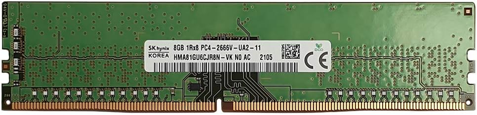 楽天市場】【新品速達】SK Hynix 8GB 1Rx8 PC4-2666Vメモリ 1点