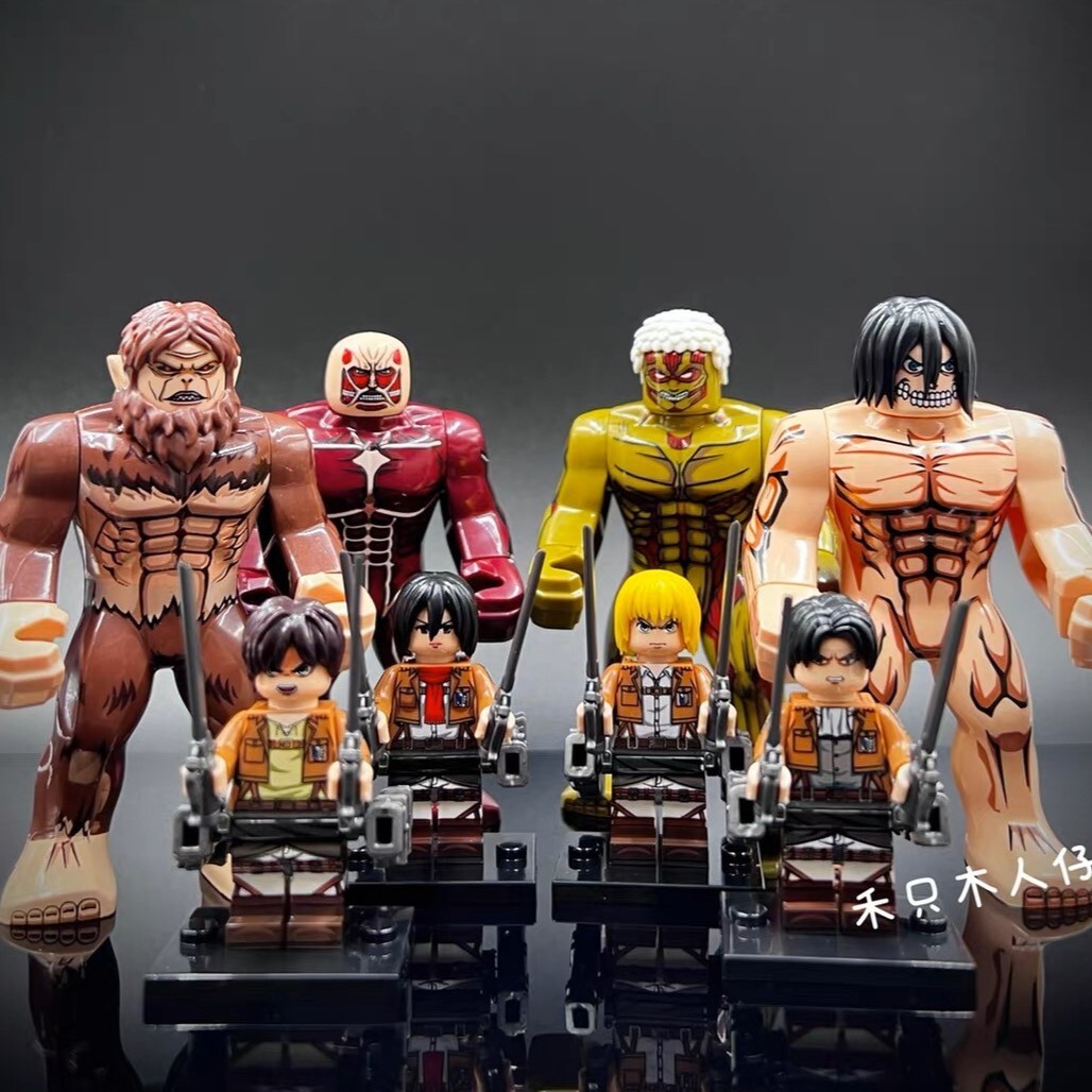 楽天市場】【即納】8体セット「進撃の巨人」フィギュア 進撃 巨人