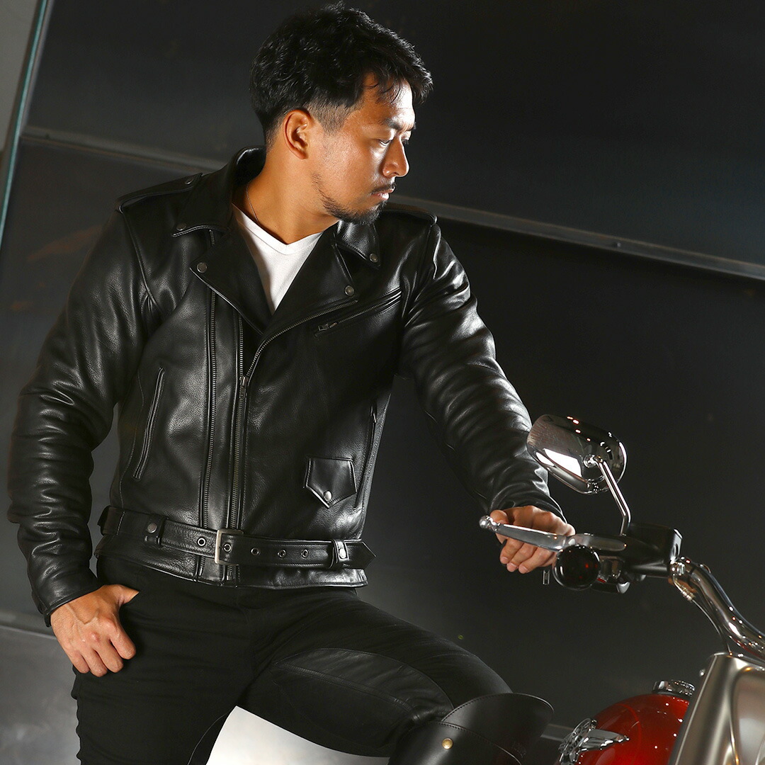 楽天市場】デグナー メンズカウレザーダブルジャケット S/M/L/XL/2XL