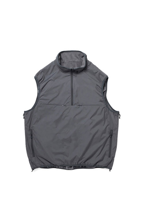 楽天市場】【P5倍】TECH REVERSIBLE PULLOVER PUFF VEST - CHARCOAL