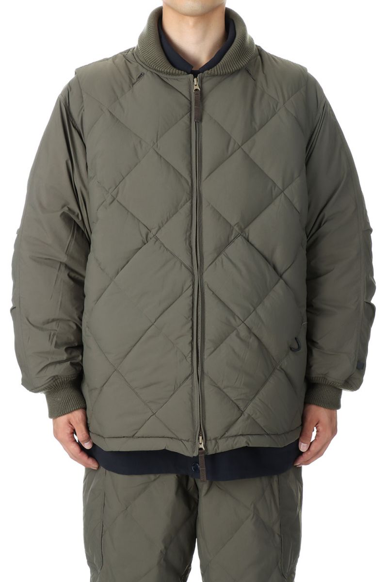 楽天市場】【P5倍】TECH 4WAY QUILT DOWN JACKET - OLIVE GREEN (BW