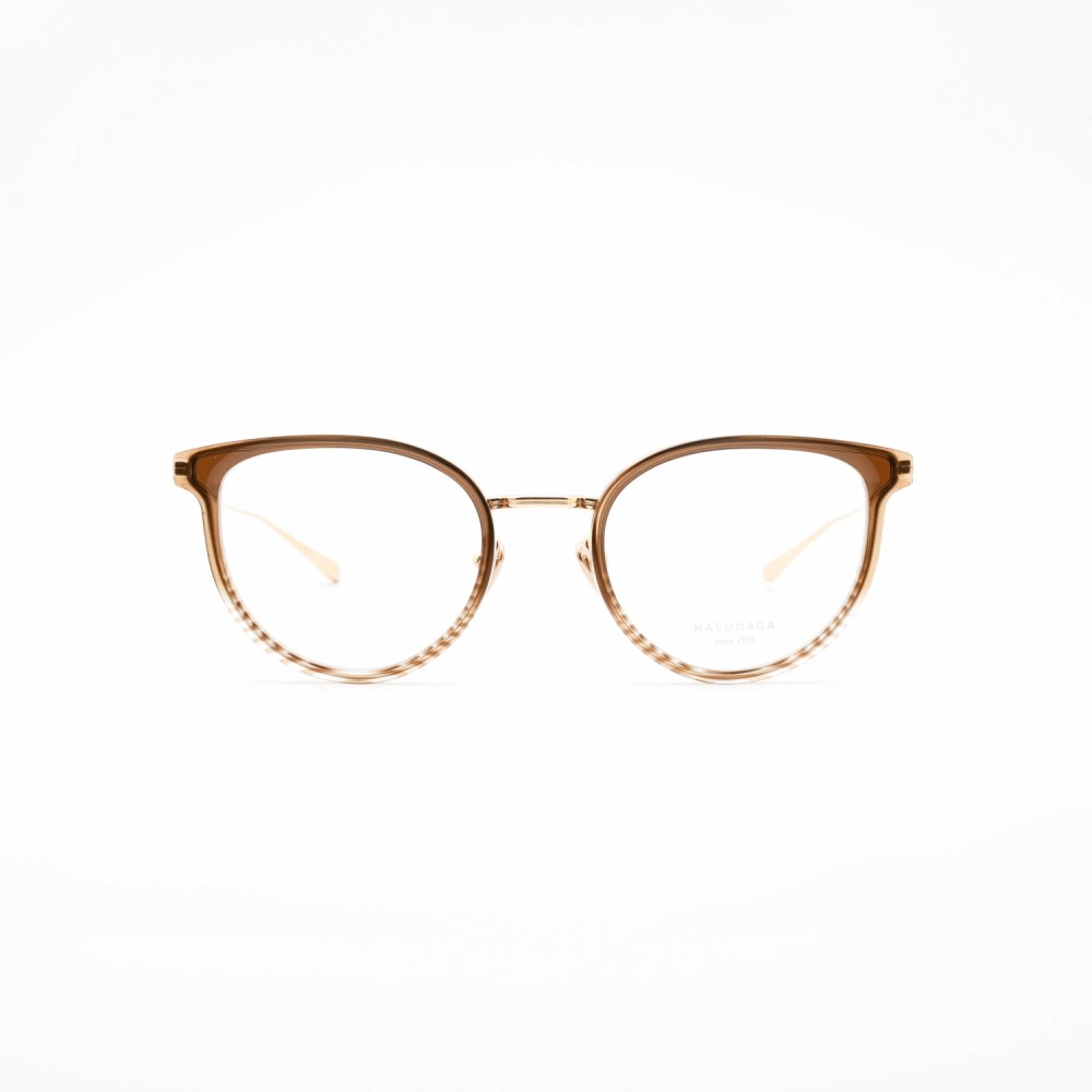 楽天市場】増永眼鏡 MASUNAGA since 1905ODETTE col-23 BR/GP