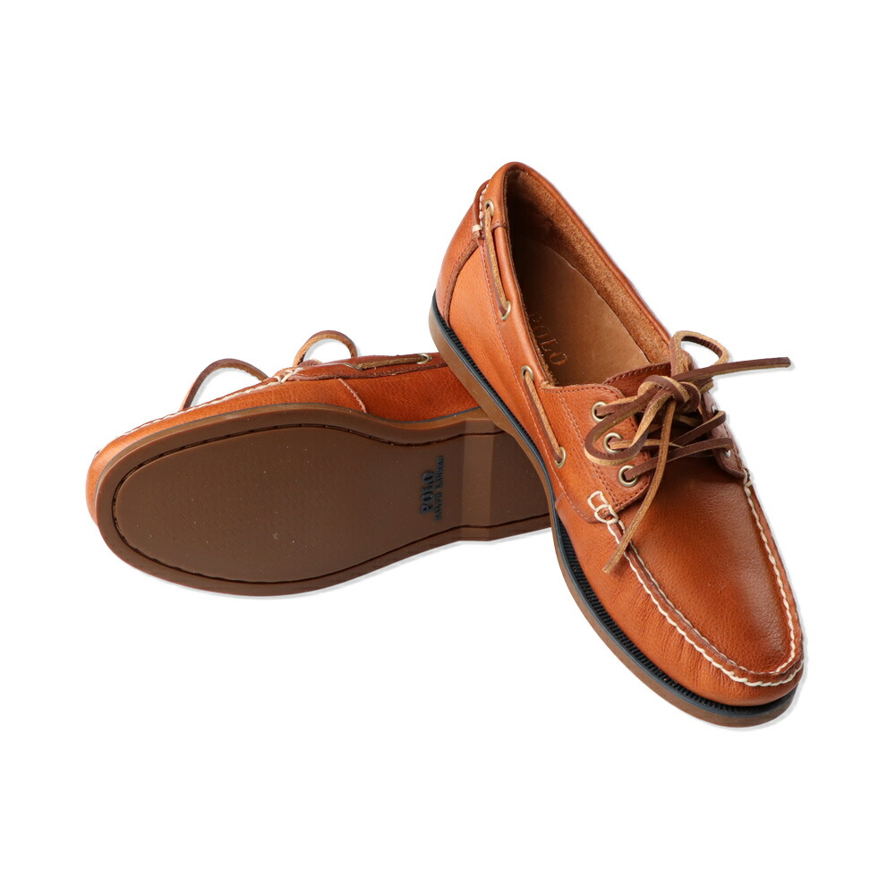 楽天市場】ポロ ラルフローレン ボートシューズ レザー レザーシューズ