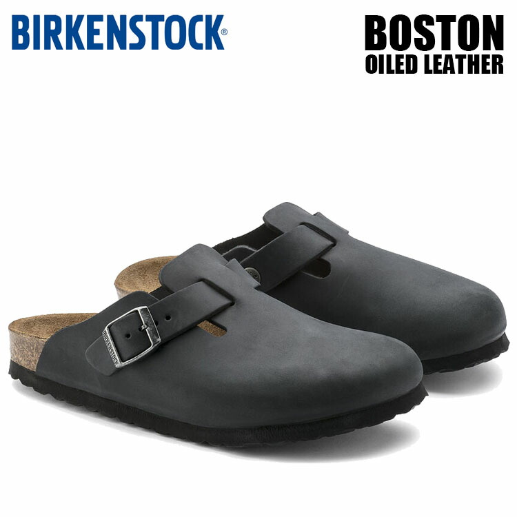 楽天市場】ビルケンシュトック ボストン レザー ブラックの通販
