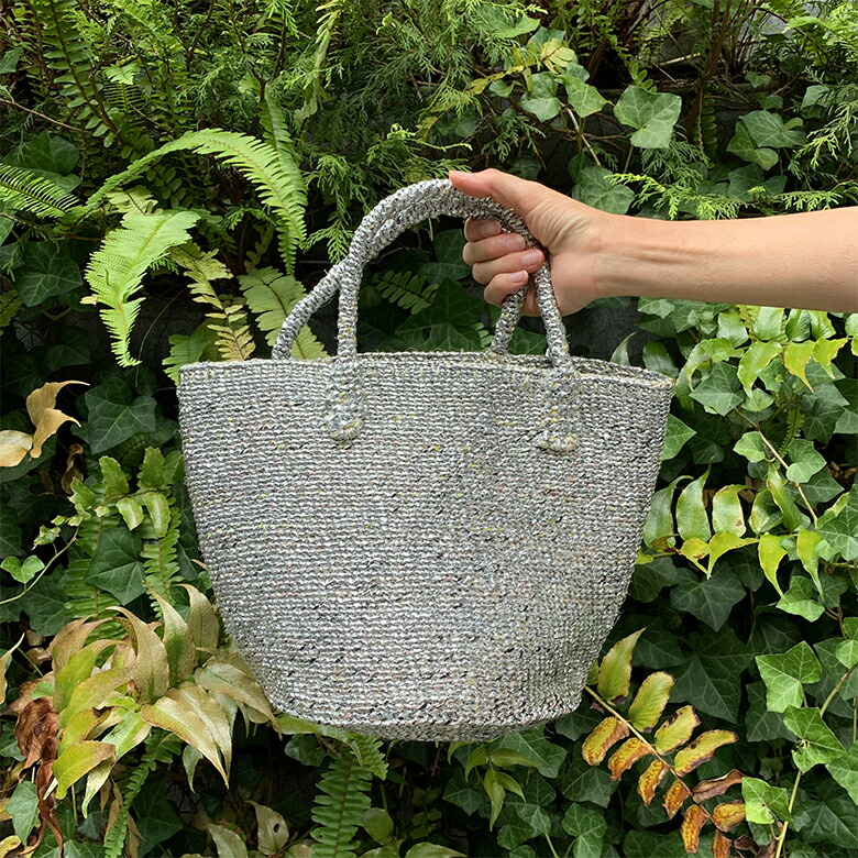 楽天市場】アフリカン カゴバッグ サイザルバッグ プラスチック製 共手