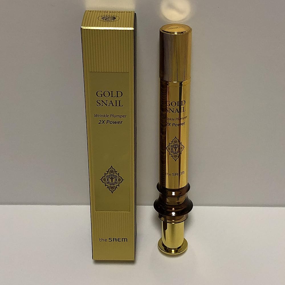楽天市場】The Saem Gold Snail Wrinkle Plumper 2X Power 12ml