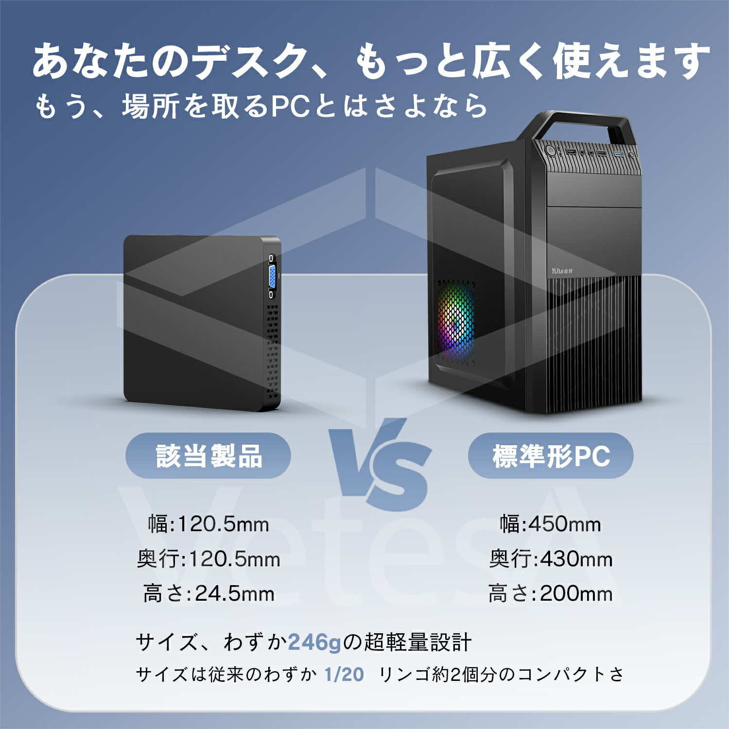 楽天市場】ミニPC Windows11 Pro 小型 デスクトップパソコン 第14世代