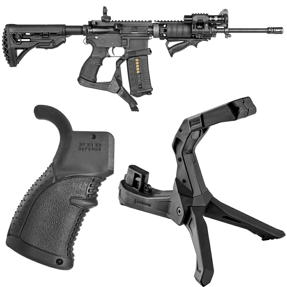 楽天市場】FAB Defense グリップバイポッド AR-Podium 折り畳み式