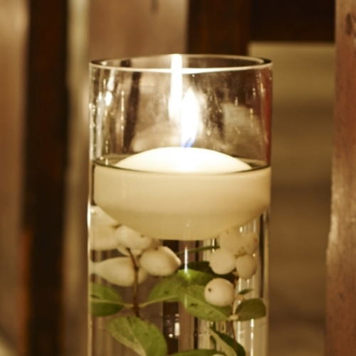 楽天市場】プール80 アイボリー フローティング キャンドル