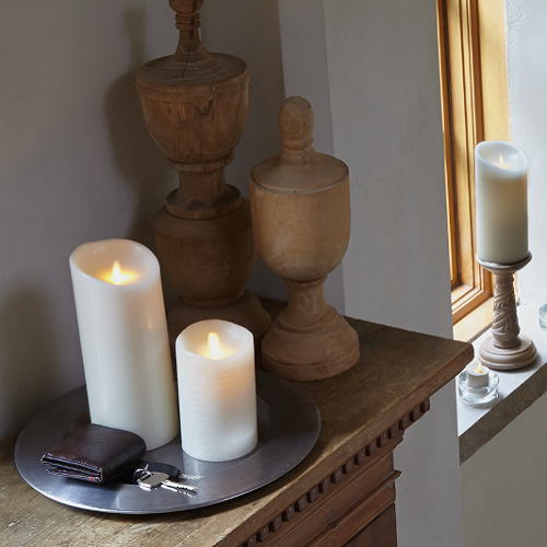 楽天市場】LEDキャンドル LUMINARA（ルミナラ）ピラー3．5×5【新