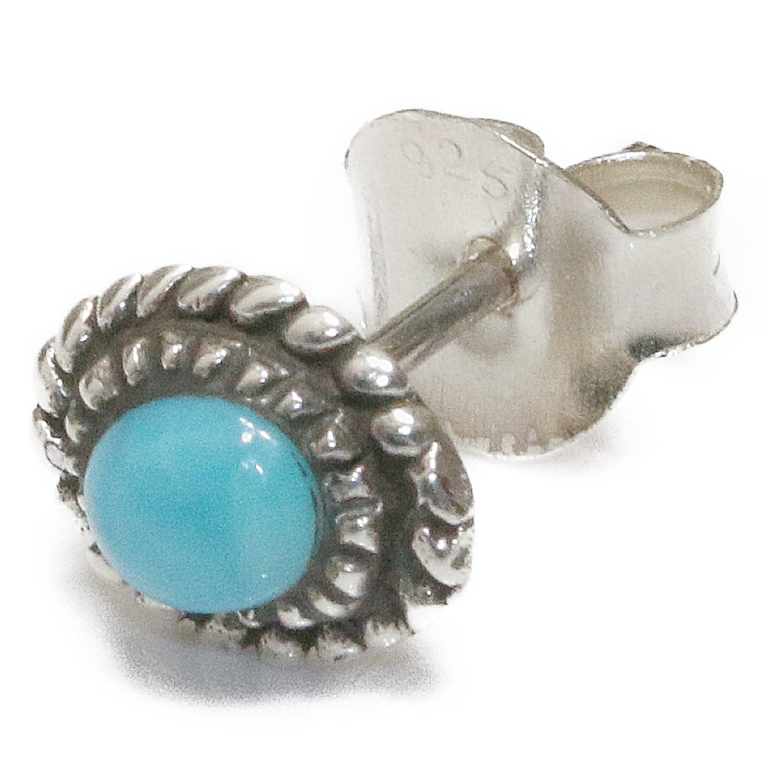 楽天市場】ターコイズ ピアス 本物シルバー925 ピアス 片方 トルコ石