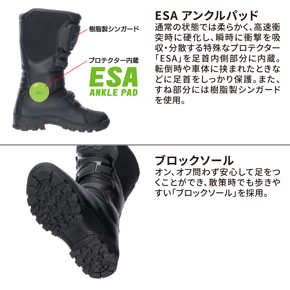 楽天市場】DFG アドベンチャーWPブーツ 27.5cm ブラック 防水 軽量