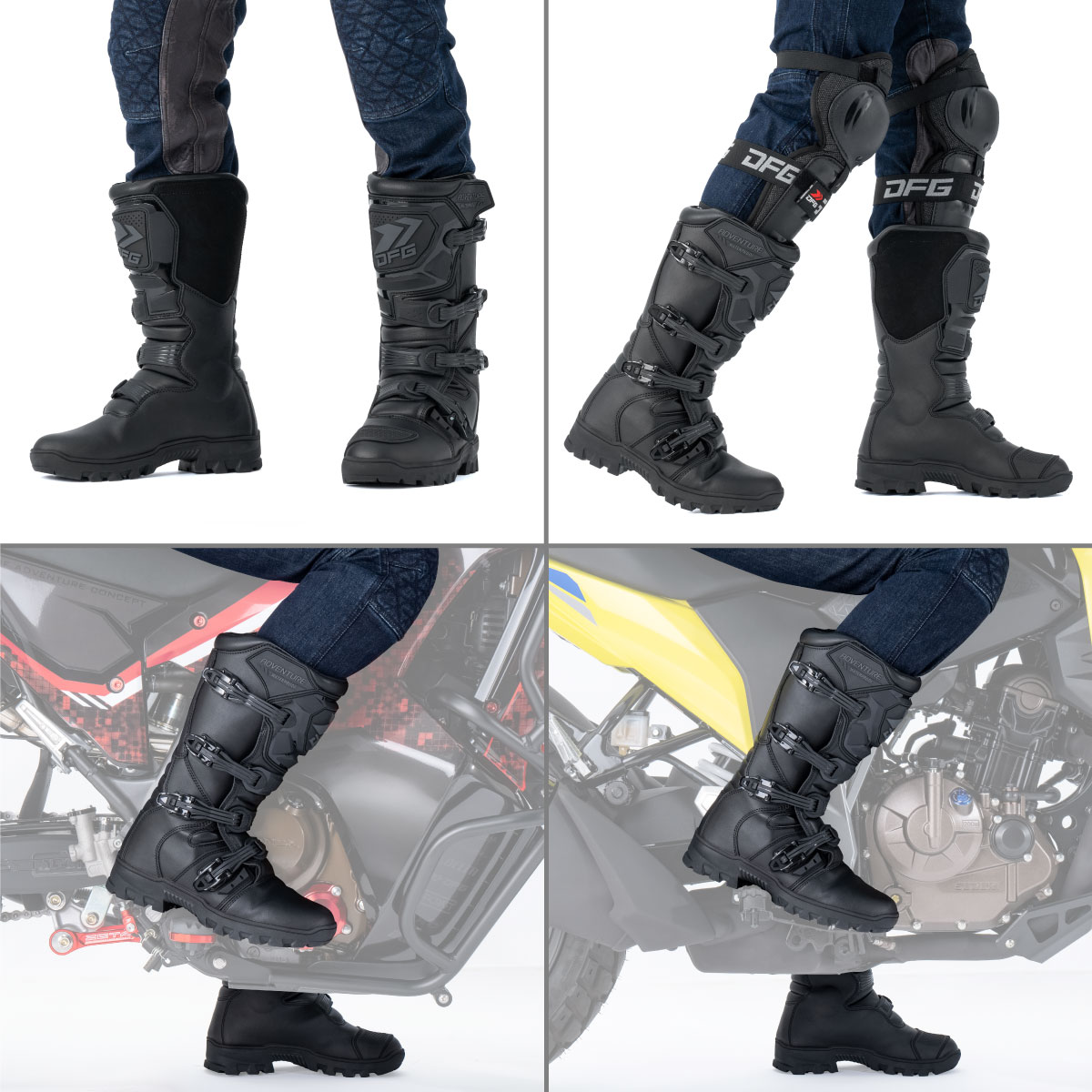 楽天市場】DFG アドベンチャーWPブーツ 27.5cm ブラック 防水 軽量