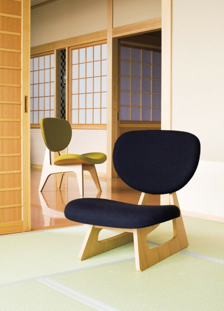 楽天市場】天童木工 長大作中座椅子 T-3206NA-ST張地Aグレード[中座