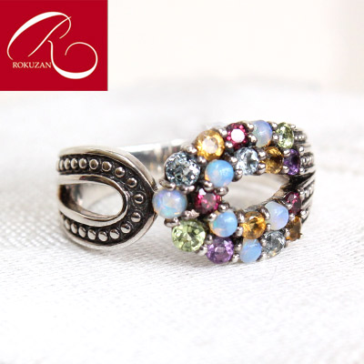 楽天市場】【碌山】シルバー マルチカラーリングRokuzan ロクザン