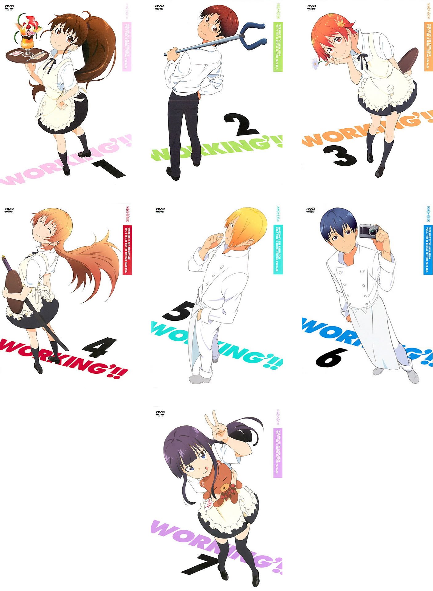 楽天市場】WORKING!! DVD 全巻の通販